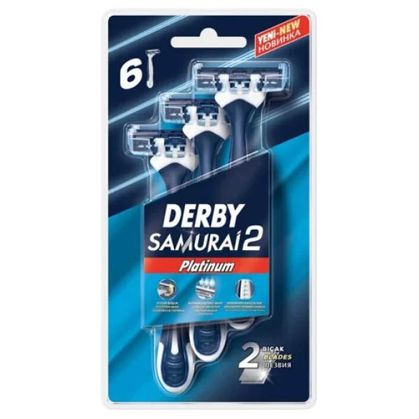 Derby Samurai 2 Platinum Kullan At 6'lı Tıraş Bıçağı - Görsel 5
