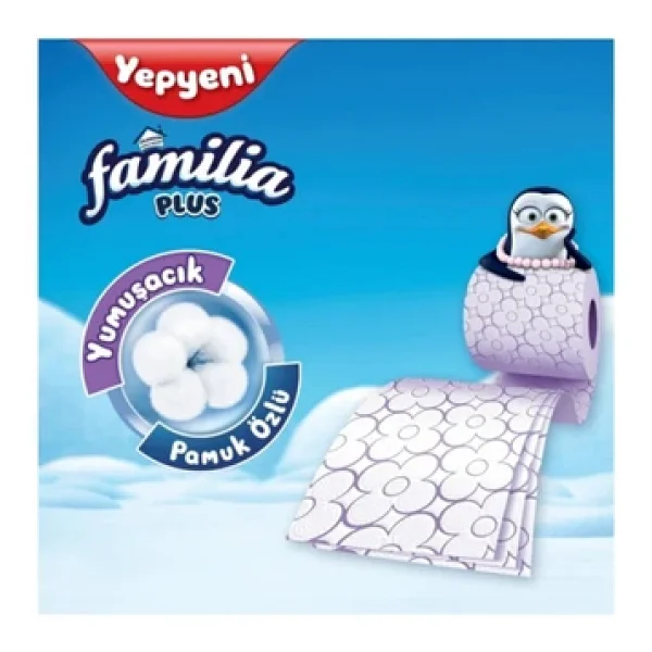 Familia Tuvalet Kağıdı Plus Sihirli Çiçek 3 Kat 32x3:96 Rulo - Görsel 4