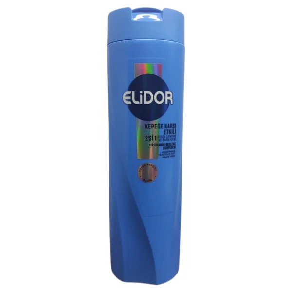 Elidor Kepeğe Karşı Etkili 2'si 1 Arada Şampuan Ve Bakım Kremi 400 Ml (Yeni) X 4 Adet - Görsel 2
