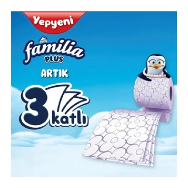 Familia Tuvalet Kağıdı Plus Sihirli Çiçek 3 Kat 32x3:96 Rulo - Görsel 5