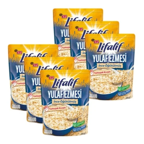 Eti Lifalif İnce Öğütülmüş Yulaf Ezmesi 350 Gr 6'lı - Görsel 6