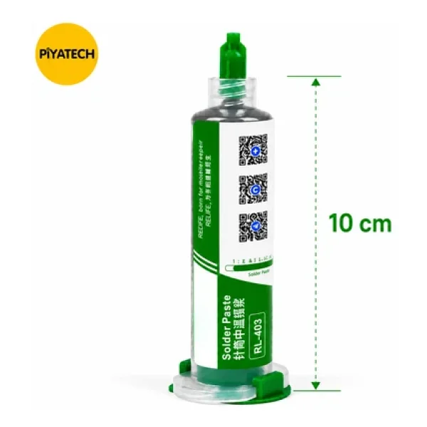 Rl-403 Şırınga Tipi Sıvı Lehim Pastası 183 Derece 10 Cc Telefon Tamir - Görsel 3