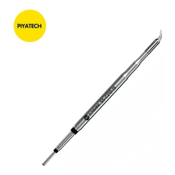 Sunshine SS-210-IS İnce Kıvrık İğne Tip Entegre Havya Ucu - T210 Profesyonel Hassas Lehimleme Kartuş Ucu - Görsel 2