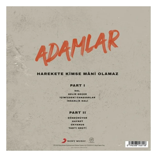 Adamlar - Harekete Kimse Mani Olamaz Plak - Görsel 6