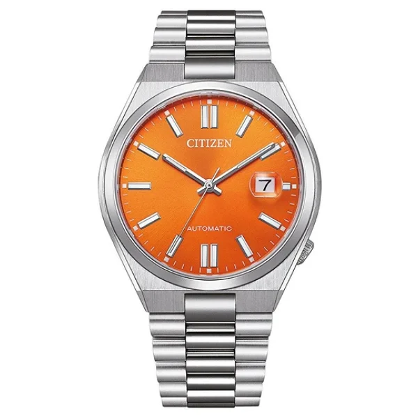 Citizen Tsuyosa Nj0151-88z Turuncu Erkek Kol Saati - Görsel 4
