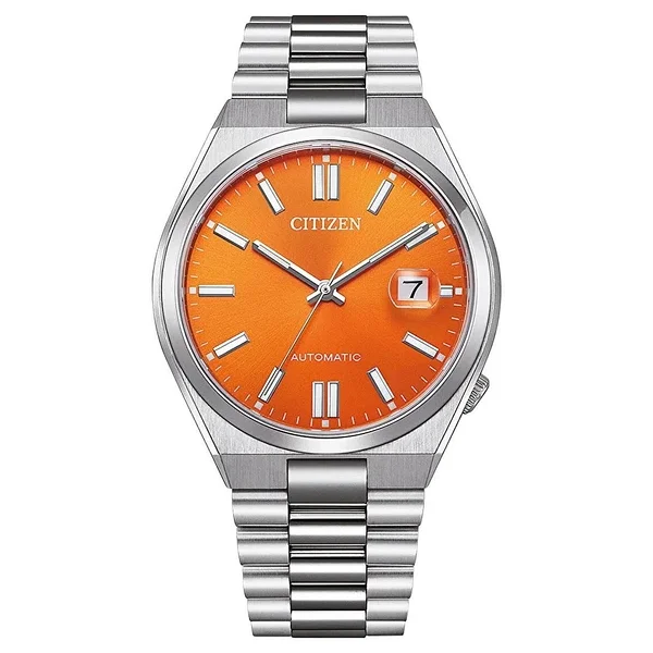 Citizen Tsuyosa Nj0151-88z Turuncu Erkek Kol Saati - Görsel 3