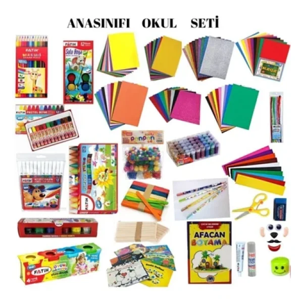 Anasinifi Okul-Kirtasiye Seti - Görsel 3