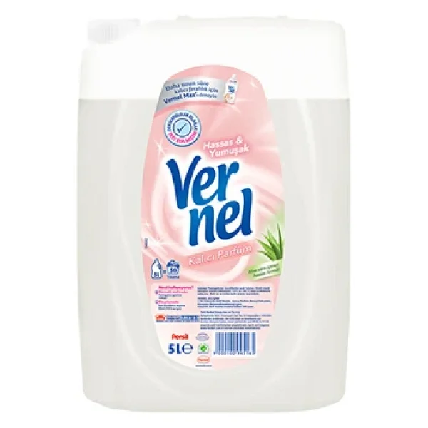 Vernel Hassas Ve Yumuşak Yumuşatıcı 50 Yıkama 5 Lt - Görsel 5