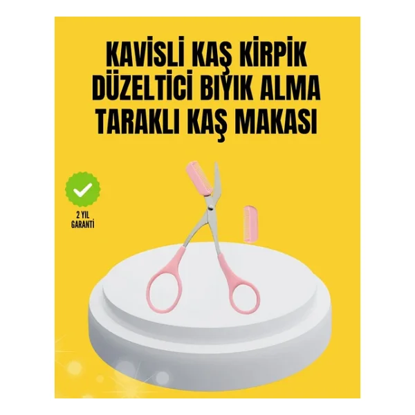 Kaş, Kirpik Ve Tırnak Çevresi Temizliği Için Çok Fonksiyonlu Makas - Görsel 5