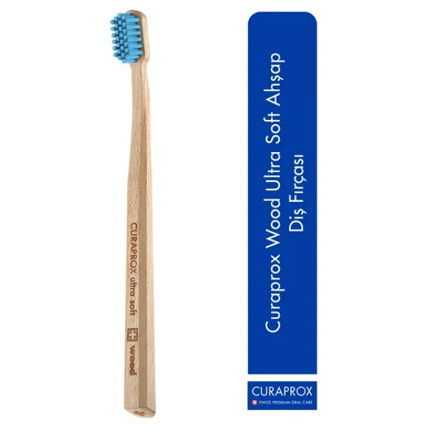 Curaprox Wood Ultra Soft Ahşap Diş Fırçası- Sap Üzerindeki Kıl Renkleri Stok Durumuna Göre Gönderilir. - Görsel 9