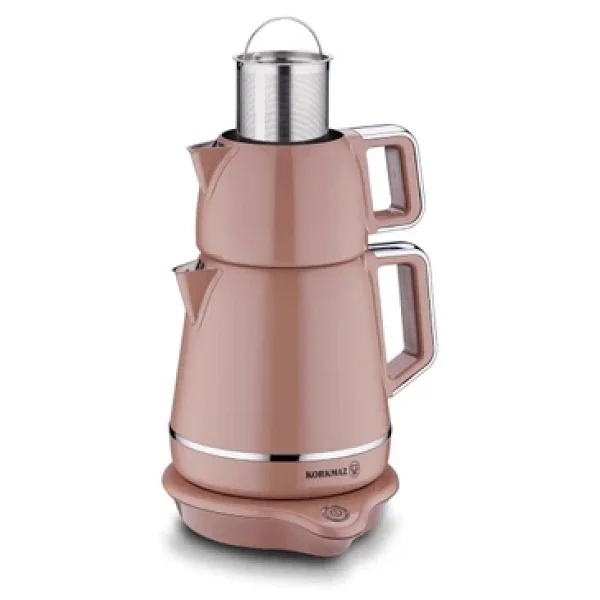 Korkmaz A332-06 Demiks Mocha Krom 2000 W Çelik Çay Makinesi - Görsel 4