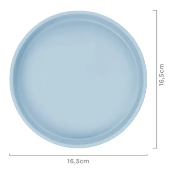 Oioi Basics Mama Tabağı Mineral Blue - Görsel 5