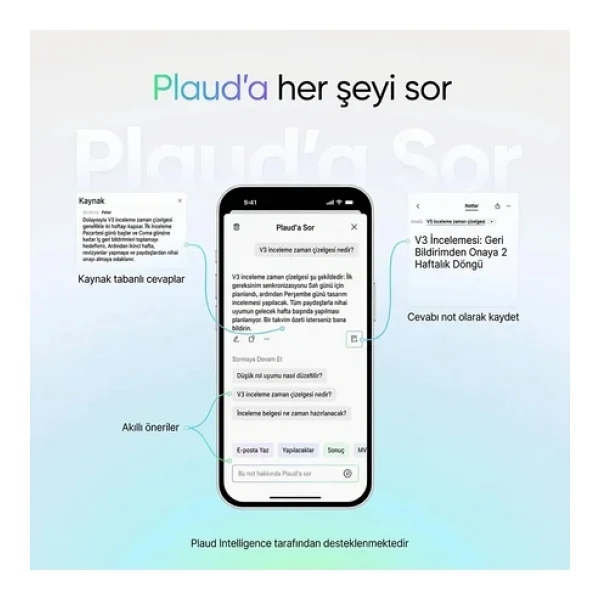Plaud Note Ses Kayıt Cihazı - Görsel 9