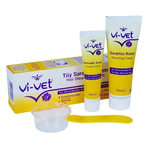 Vi-Vet 70 Ml+35 Ml Tüy Sarartıcı Krem Kadınlar İçin Dermatolojik Olarak Test Edilmiş - Görsel 2