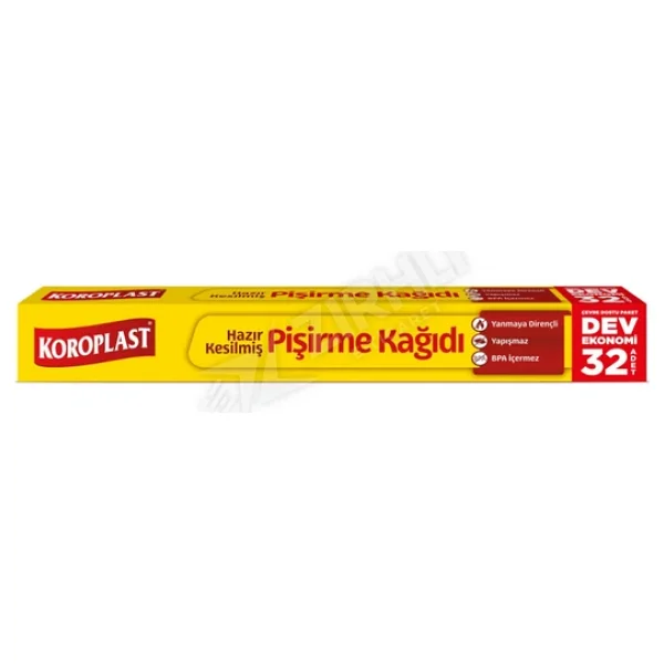 Koroplast Hazır Kesilmiş Pişirme Kağıdı 32'li - Görsel 4