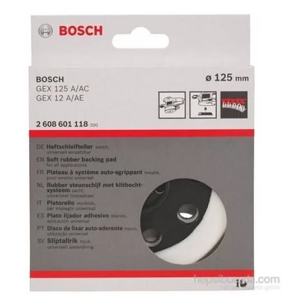 Bosch Gex 125 A/Ac Soft Taban 0 2608 601 118 - Görsel 3