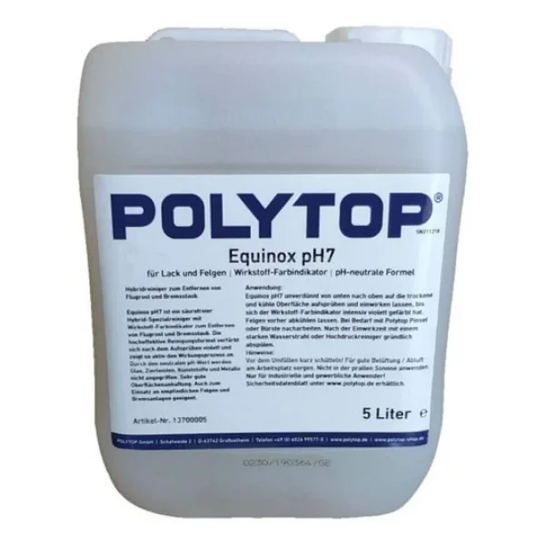 Polytop Equinox Ph7 5 Lt Demir Tozu Temizleyici - Görsel 3