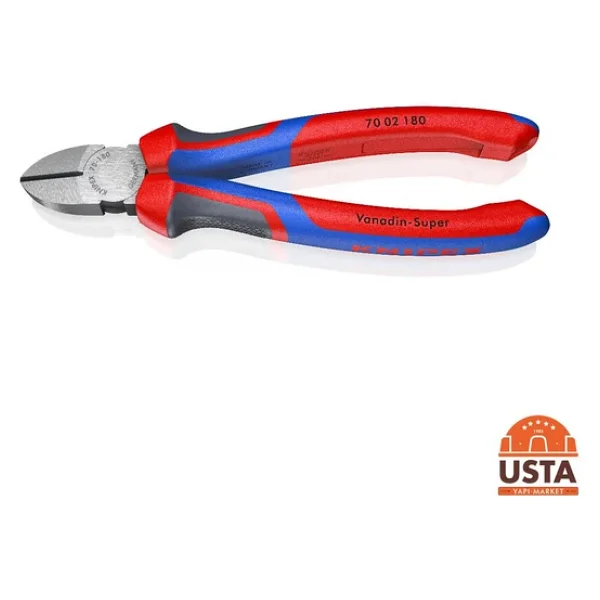 Knipex 70 02 180 180 Mm Yan Keski - Görsel 4