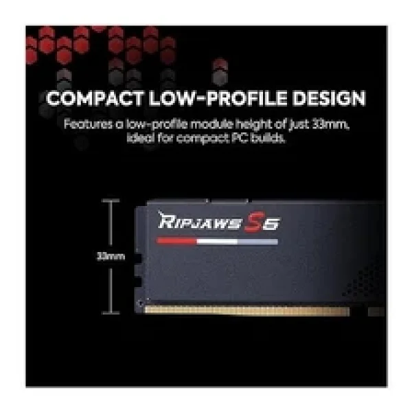 G.Skill Ripjaws S5 64 GB (2x32) 6000 MHz Cl36 F5-6000j3636f32gx2-Rs5k DDR5 RAM - Görsel 4
