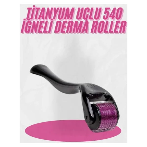 Dermaroller Titanyum 540 Iğneli 1 Mm Saç Kaş Sakal Serum Kullanıma Uygun - Lisinya - Görsel 6