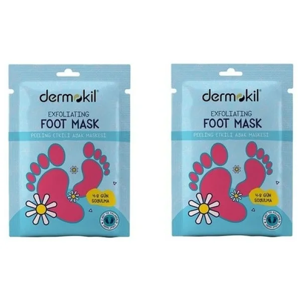 2 Adet Dermokil Soyulabilir Peeling Etkili Ayak Maskesi 30 Ml - Görsel 3
