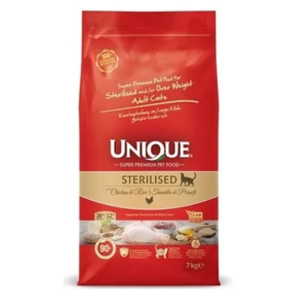 Unique Tavuklu 7 Kg Kısırlaştırılmış Yetişkin Kedi Maması - Görsel 6