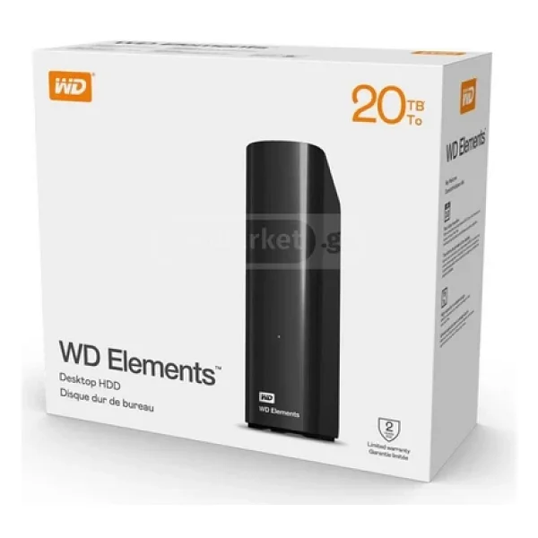 Western Digital Elements Desktop Wdbwlg0200hbk USB 3.0 3.5" 20 TB Harici Harddisk - Görsel 7