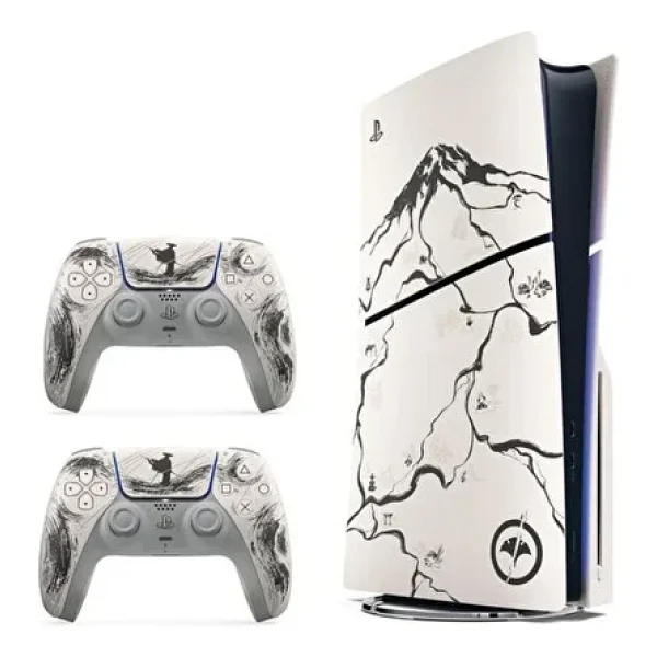 PS5 Slim Standart Ghost Of Yötei Limited Edition Oyun Konsolu + Dualsense Kol - Görsel 3