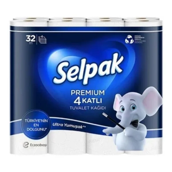 Selpak Premium 32'li 4 Katlı Tuvalet Kağıdı - Görsel 4