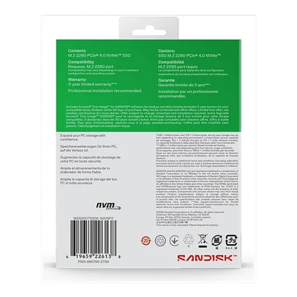 Sandısk Sn3000 Pcıe 2,05 TB SSD - Görsel 8