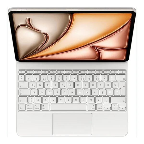 Apple iPad Air M3 Mdfw4tq/A 13" Beyaz Tablet Klavyesi - Görsel 4
