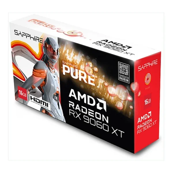 Sapphire RX 9060 Xt Pure 11350-02-20g 128 Bit Gddr6 16 GB Ekran Kartı - Görsel 6