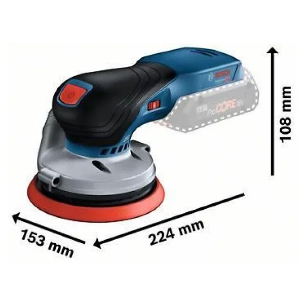 Bosch Gex 18v-125 Eksantrik Aküsüz Zımpara Makinesi - Görsel 5