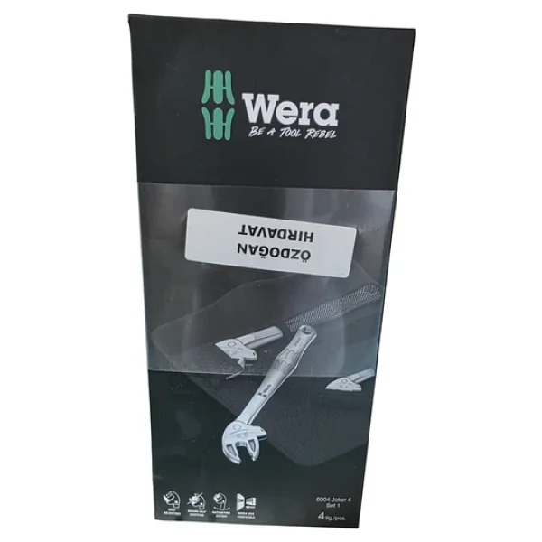 Wera 05020110001 6004 Joker Ayarlı 4'lü Ingiliz Anahtar - Görsel 2