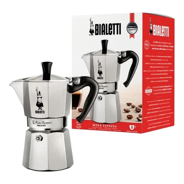Bialetti Express 9 Cup Moka Pot - Görsel 5