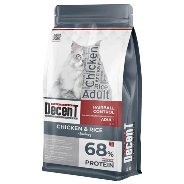 Decent Tuklu Yetişkin Kedi Sı 1,5 Kg Control Tuk & Pirinç Yetişkin Kedi Sı - Görsel 7
