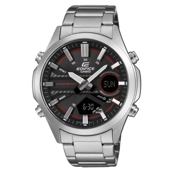 Casio Edifice EFV-C120D-1A4DF Çelik Kordon Siyah Erkek Kol Saati - Görsel 4