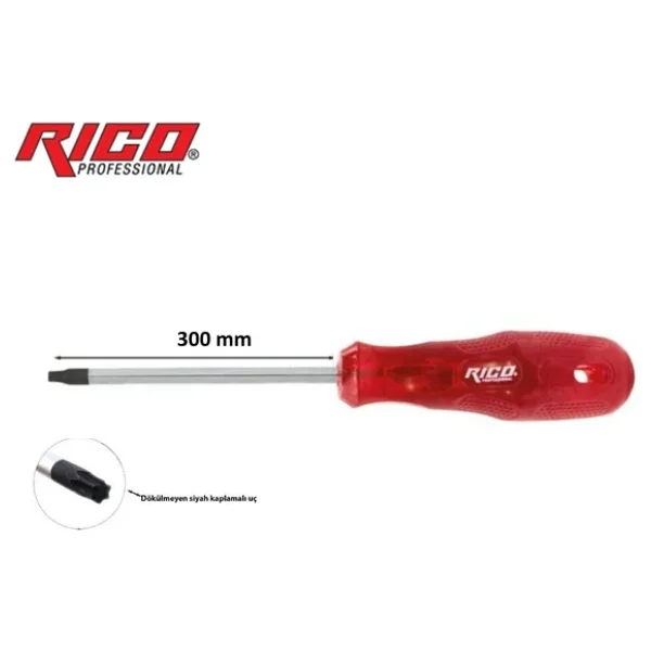 Rıco T25 Torx Uçlu Tornavida Kraft Uzun 6 X 300 Mm - Görsel 5