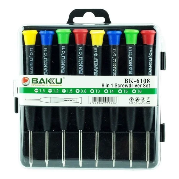 Baku Bk-6108 Hassas 8 Parça Tornida Seti - Görsel 3