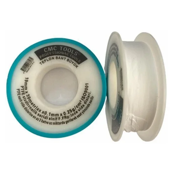 Teflon Bant Büyük 30 Metre 19 Mm - Görsel 3