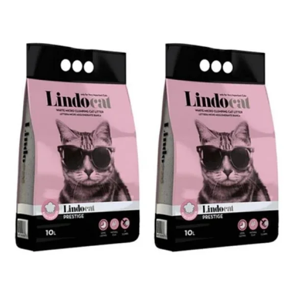 Lindo Cat İnce Taneli 10 lt 2'li Bentonit Kedi Kumu - Görsel 4
