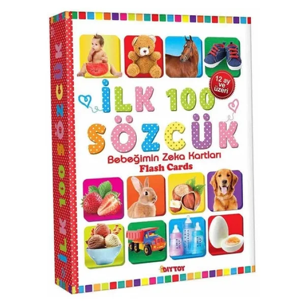Diytoy Flash Cards İlk 100 Sözcük - Görsel 7