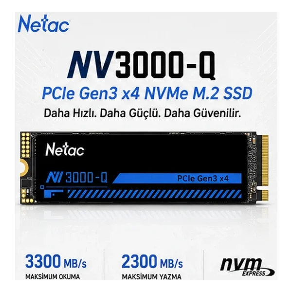 Netac Nv3000q Nt01nv3000q-1t0-E4x 1 TB M.2 SSD - Görsel 6