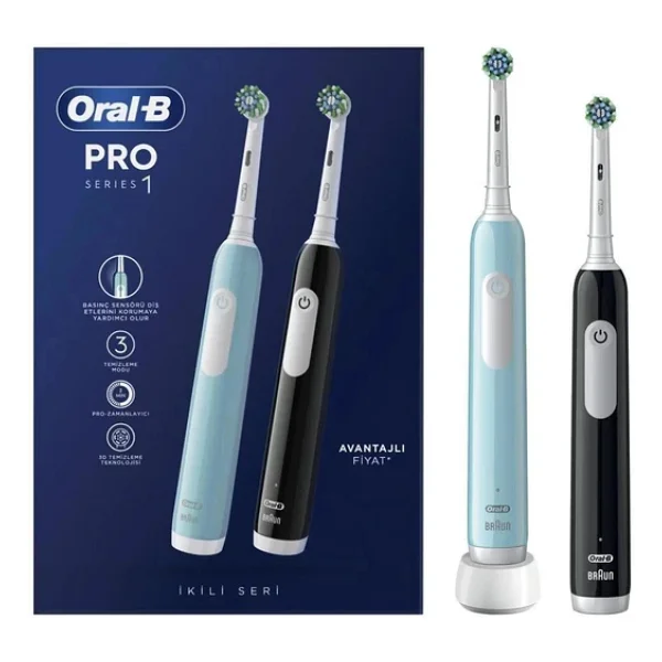 Oral-B Pro Series 1 2'li Şarjlı Diş Fırçası - Görsel 6