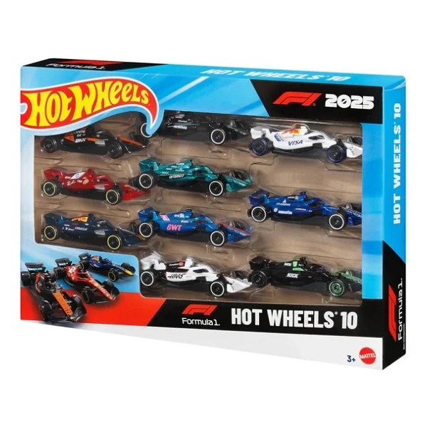 Hot Wheels Formula 1 2025 10'lu Araba Seti Jmm24 - Görsel 2