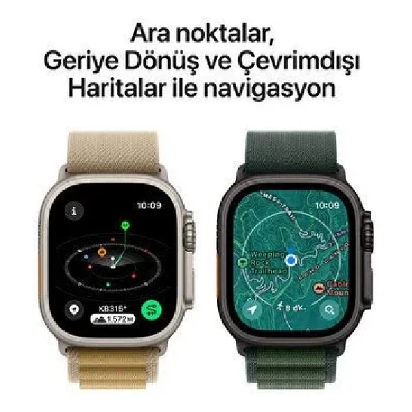 Apple Watch Ultra 2 GPS + Cellular 49mm Natürel Titanyum Kasa Akıllı Saat - Görsel 6