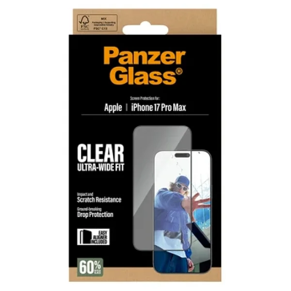 Panzerglass iPhone 17 Pro Max Ekran Koruyucu Ultra-Geniş Easyaligner İle - Görsel 6