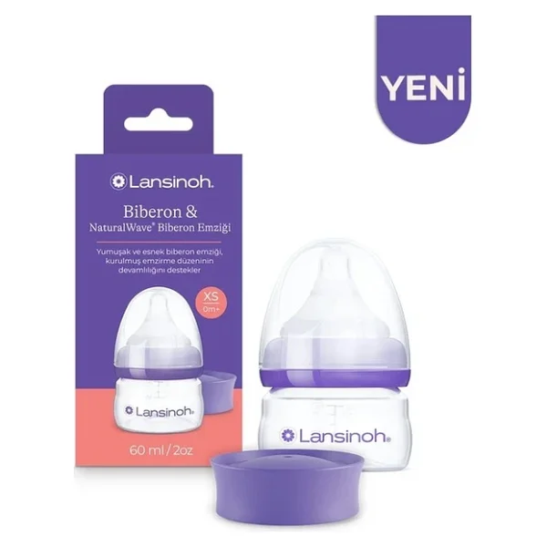 Lansinoh 60 Ml Pp Biberon Ve Naturalwave Biberon Emziği - Görsel 4