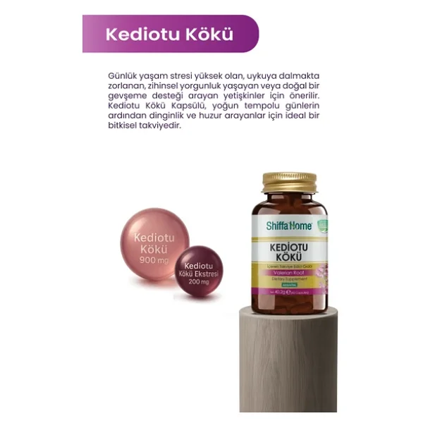 Shiffa Home Kediotu Kökü 60 Kapsül - Görsel 8