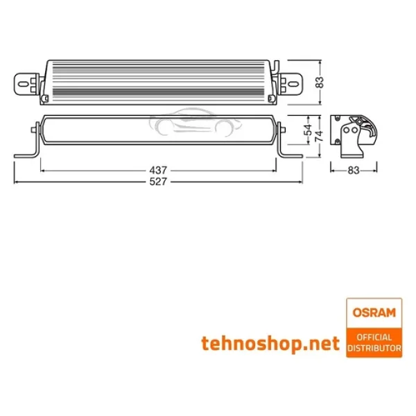 Osram Off-Road LED Lamba Lightbar Fx500 Gen2 Leddl131-Sp Sm - Görsel 7